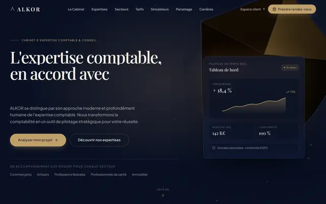 Page d'accueil de Alkor